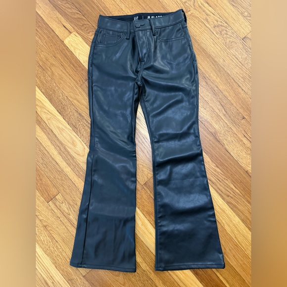 GAP Black High Rise Flare Pants - Picture 1 of 5